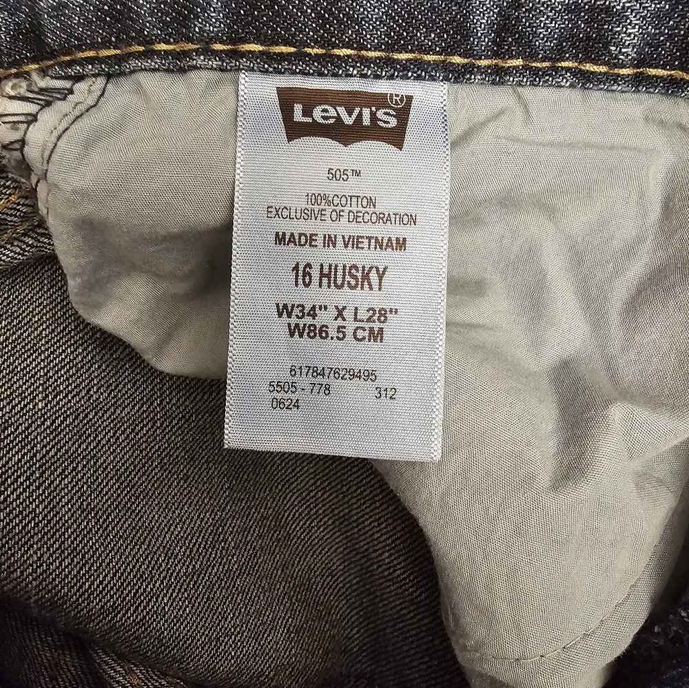 Levi’s 505 Jeans - Size 16 Husky - Picture 5 of 5